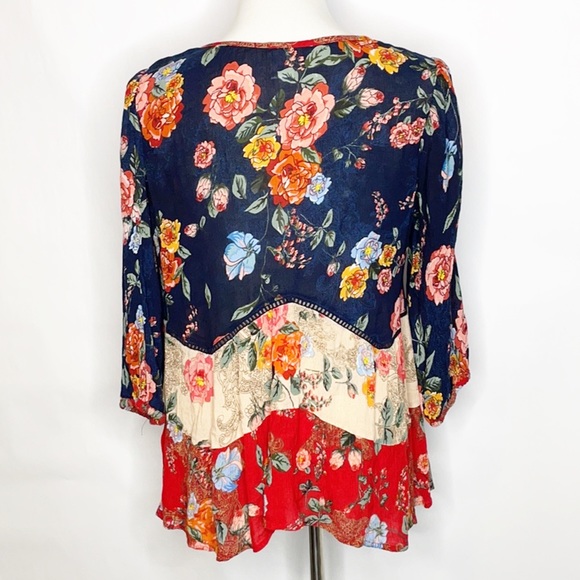 Boho Peasant Top (S) - Picture 6 of 9